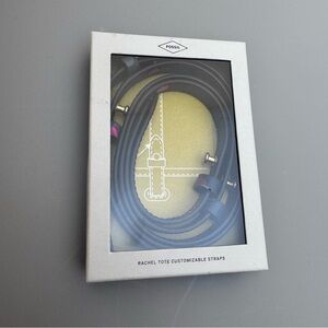 NEW Fossil Rachel Tote Customizable Straps - Navy